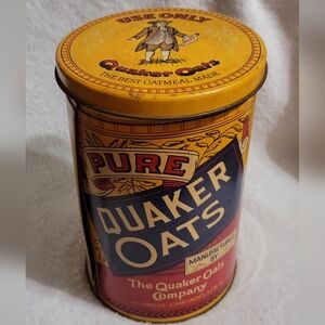 Vintage Quaker Oats Tin